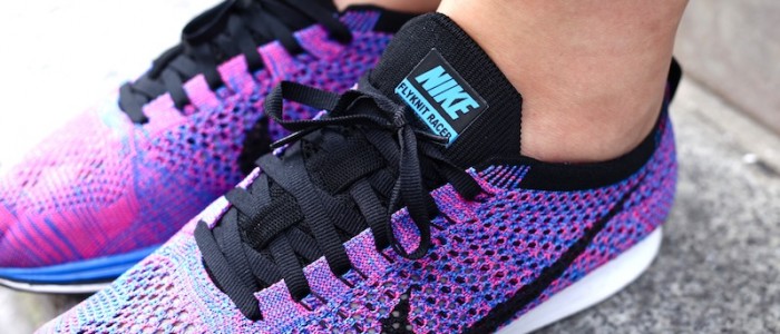 Nike flyknit racer purple uglymely 3